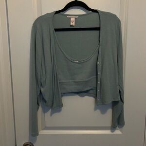 Victorias Secret 3pc Lounge Set Seafoam - Sz. XL